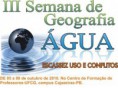 III SEMAGEO - CFP/UFCG,Campus Cajazeiras - PB